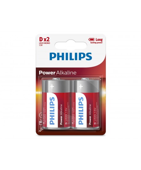 Μπαταρίες Philips D - 2τμχ
