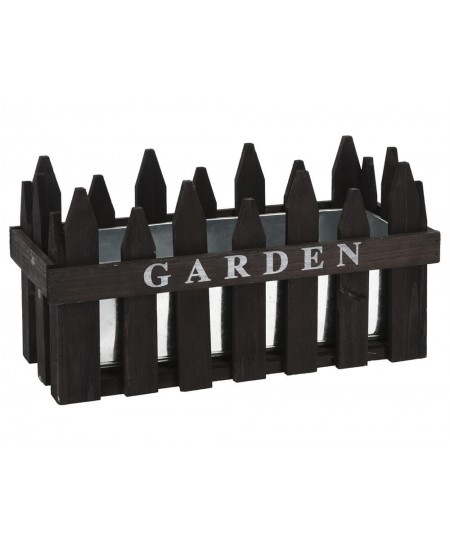 ΚΉΠΟΣ & ΚΗΠΟΥΡΙΚΉ FLOWER BOX FENCE 35X15XH18CM 430001020