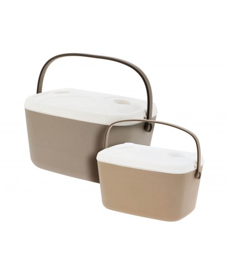 ΦΟΡΗΤΆ ΨΥΓΕΊΑ COOLERBOX 30 AND 15 LITER BEIG
