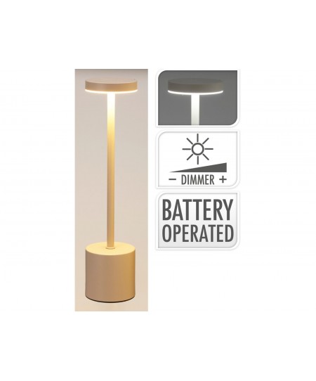 Φωτιστικό LED - Με ύψος 34cm - Κρεμ