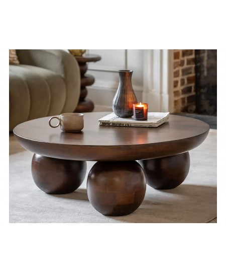 ΤΡΑΠΕΖΆΚΙ ΣΑΛΟΝΙΟΎ ATMOSPHERA ABEKAS BROWN COFFEE TABLE