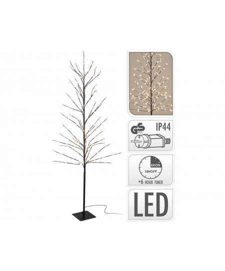 ΔΈΝΤΡΑ ΑΤΜΟΣΦΑΙΡΙΚΉΣ ΔΙΑΚΌΣΜΗΣΗΣ ΑLL ΥEAR LONG TREE 480LED WARM WHITE 180CM AX5306340