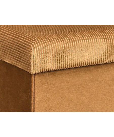ΣΚΑΜΠΌ GIULIA VELVET FOLDABLE STORAGE POUFFE HD6813