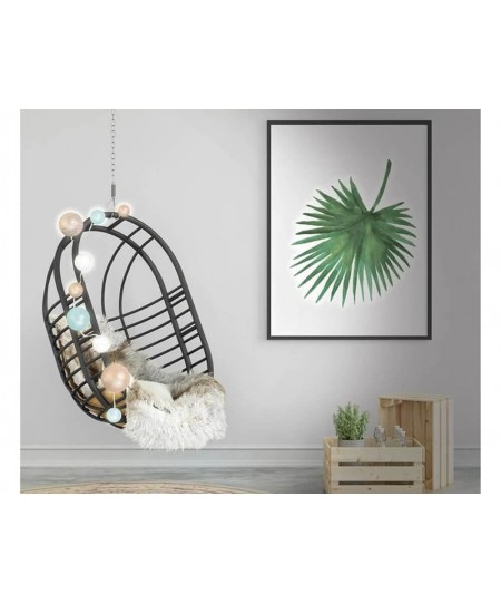 ΔΙΑΚΟΣΜΗΤΙΚΈΣ ΓΙΡΛΆΝΤΕΣ LED ΔΩΜΑΤΊΟΥ MULTISIZE BALL STRING LIGHTS BLUEBEIGE 100CM LA102