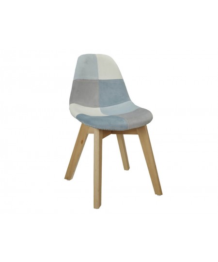 ΠΑΙΔΙΚΌ ΈΠΙΠΛΟ CΗΙLDΒ??S PATCHWORK CHAIR, LEONIE, BLUE A1/M2 HD67
