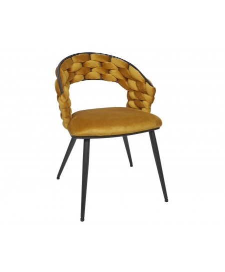 ΚΑΡΈΚΛΑ SAWYER CHAIR MUSTARD YELLOW A1 HD0358
