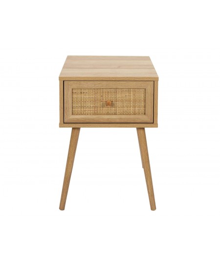 Κομοδίνο Home Deco Factory - 39x39x55.4cm - Καφέ