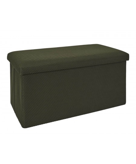 Σκαμπό-μπαούλο Atom Home Deco Factory - 76x38x38cm - Πράσινο