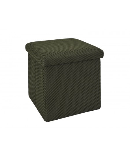 Σκαμπό-μπαούλο Atom Home Deco Factory - 38x38x38cm - Πράσινο