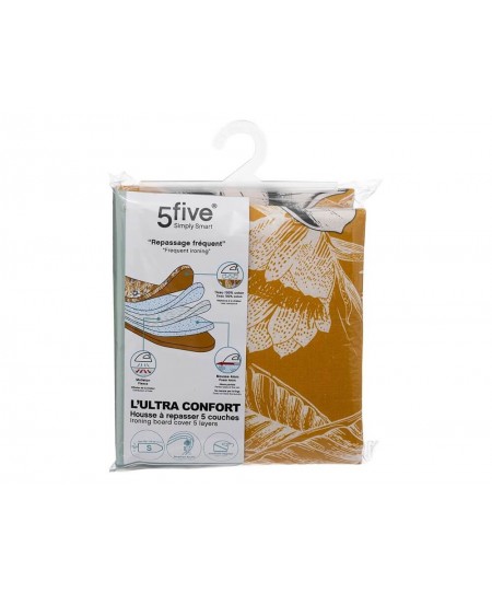 Σιδερόπανο 5five - 120x46x1cm - Κίτρινο