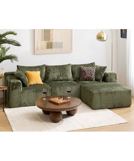 ΚΑΝΑΠΈΣ SOLKA KHK CORD COMP ANG SOFA