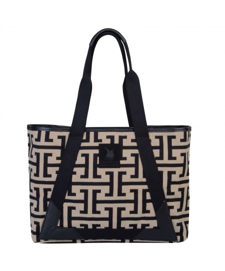 GREENWICH POLO CLUB ΤΣΑΝΤΑ ΘΑΛΑΣΣΗΣ 35Χ42Χ12 3840 ΜΑΥΡΟ, ΜΠΕΖ