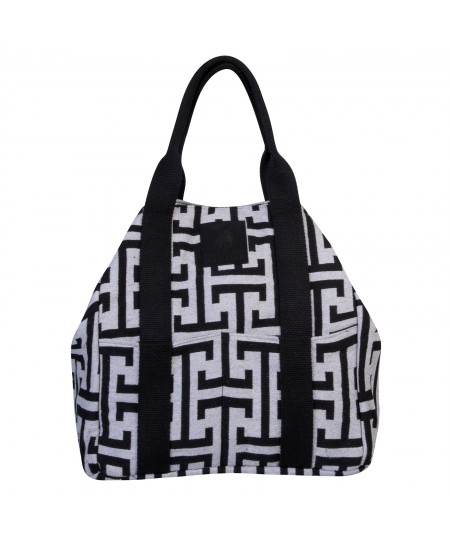 GREENWICH POLO CLUB ΤΣΑΝΤΑ ΘΑΛΑΣΣΗΣ 35Χ40Χ38 3839 ΓΚΡΙ, ΜΑΥΡΟ