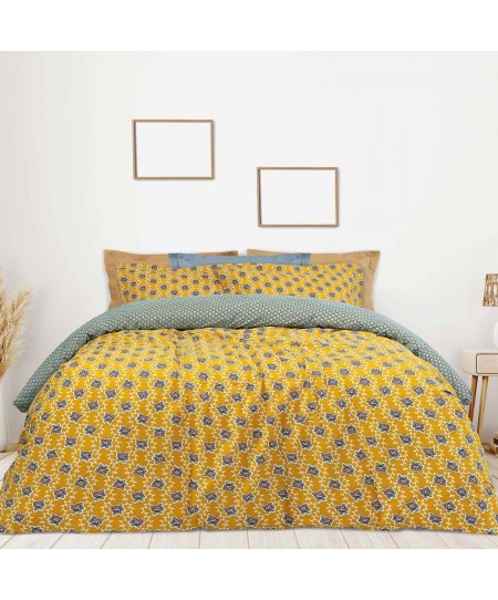 DAS HOME ΚΟΥΒΕΡΛΙ ΥΠΕΡΔΙΠΛΟ CASUAL 5402 ΓΑΛΑΖΙΟ, ΩΧΡΑ 220Χ240