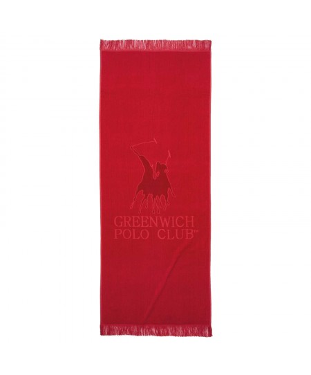 GREENWICH POLO CLUB ΠΕΤΣΕΤΑ ΘΑΛΑΣΣΗΣ 90Χ190 3657 ΚΟΚΚΙΝΟ
