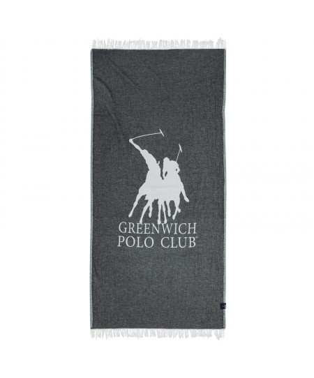 GREENWICH POLO CLUB ΠΕΤΣΕΤΑ ΘΑΛΑΣΣΗΣ 85Χ170 3905 ΙΒΟΥΑΡ, ΜΑΥΡΟ
