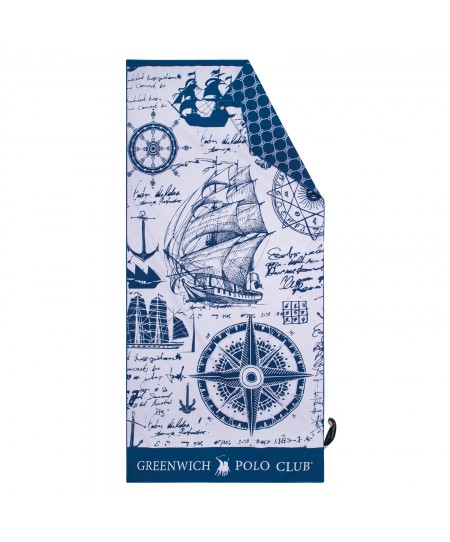 GREENWICH POLO CLUB ΠΕΤΣΕΤΑ ΘΑΛΑΣΣΗΣ 80Χ170 3909 ΜΠΛΕ, ΣΠΑΓΓΙ