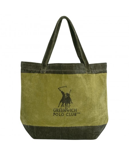 GREENWICH POLO CLUB ΤΣΑΝΤΑ ΘΑΛΑΣΣΗΣ 55Χ40 3859 ΛΑΔΙ, ΧΑΚΙ