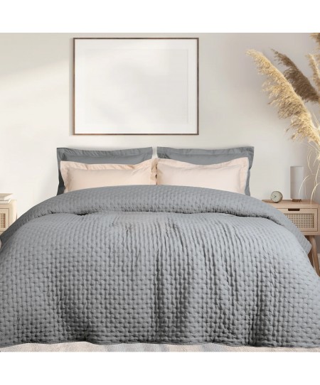 DAS HOME ΚΟΥΒΕΡΛΙ ΥΠΕΡΔΙΠΛΟ HAPPY 9630 ΓΚΡΙ 220Χ240