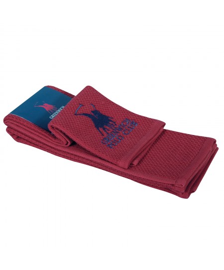 GREENWICH POLO CLUB ΠΕΤΣΕΤΕΣ ΚΟΥΖΙΝΑΣ ΣΕΤ 2TMX 40Χ60 2802 ΚΟΚΚΙΝΟ