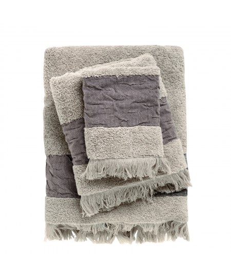 DAS HOME ΣΕΤ ΠΕΤΣΕΤΕΣ 3ΤΕΜΑΧΙΑ DAILY 0745 TAUPE