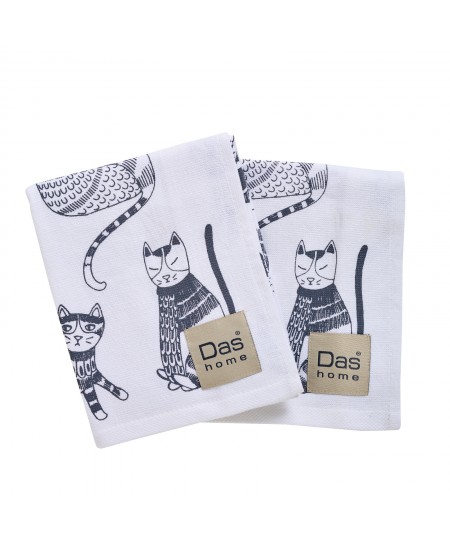 DAS HOME ΣΕΤ ΠΟΤΗΡΟΠΑΝΑ 2ΤΜΧ 40Χ60 0735 GREY, WHITE