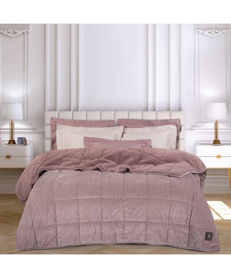 GREENWICH POLO CLUB ΚΟΥΒΕΡΤΟΠΑΠΛΩΜΑ ΥΠΕΡΔΙΠΛΟ SHERPA 3479 NUDE 220Χ240