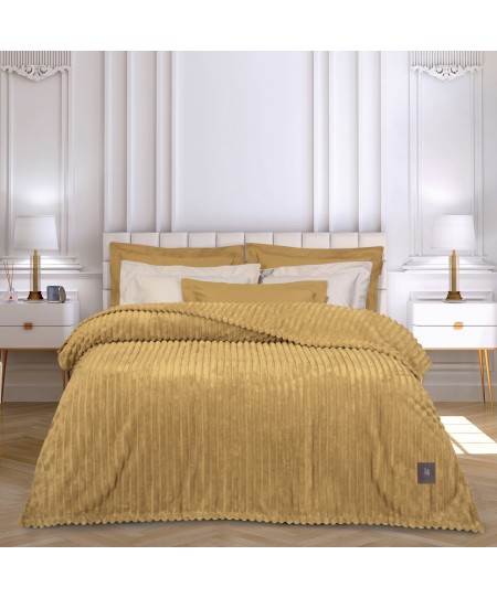 GREENWICH POLO CLUB ΚΟΥΒΕΡΤΑ FLEECE 160X220 3488 OCHRE