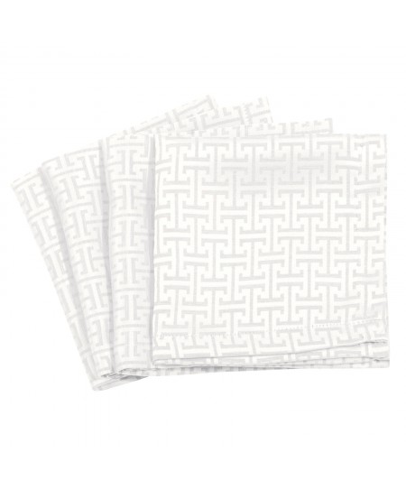 GREENWICH POLO CLUB ΣΕΤ ΠΕΤΣΕΤΕΣ ΦΑΓΗΤΟΥ 40Χ40 3006 WHITE