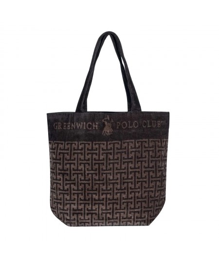 GREENWICH POLO CLUB ΤΣΑΝΤΑ ΘΑΛΑΣΣΗΣ 55Χ40 4004 BROWN