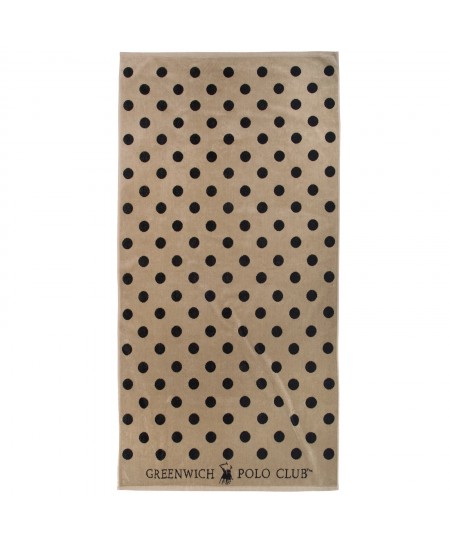 GREENWICH POLO CLUB ΠΕΤΣΕΤΑ ΘΑΛΑΣΣΗΣ 90Χ170 4071 BLACK, TAUPE