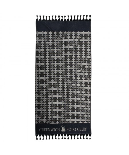 GREENWICH POLO CLUB ΠΕΤΣΕΤΑ-ΠΑΡΕΟ 90Χ170 4056 BLACK, GREY