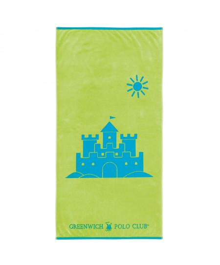 GREENWICH POLO CLUB JUNIOR ΠΕΤΣΕΤΑ ΘΑΛΑΣΣΗΣ 70Χ140 4075 BLUE, GREEN