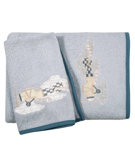 GREENWICH POLO CLUB ΣΕΤ ΠΕΤΣΕΤΕΣ ΒΑΒΥ ESSENTIAL 8852 BLUE, GREY