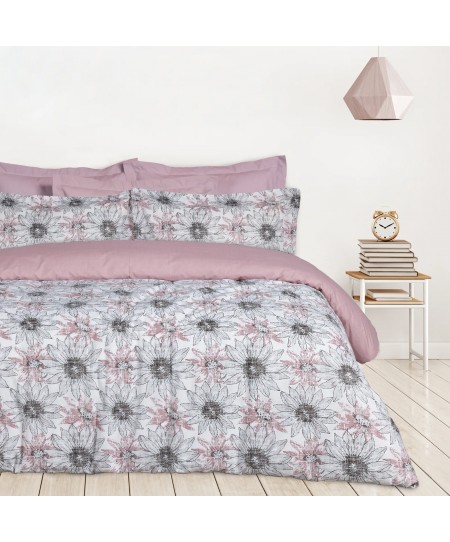 DAS HOME ΣΕΤ ΣΕΝΤΟΝΙΑ ΜΟΝΑ HAPPY 9676 GREY, NUDE 170Χ260