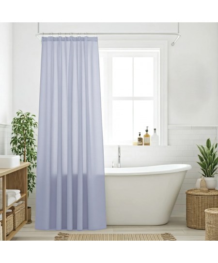 DAS HOME ΚΟΥΡΤΙΝΑ ΜΠΑΝΙΟΥ 240Πx180Υ 0804 BLUE