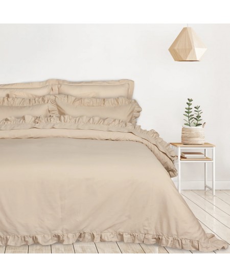 DAS HOME ΣΕΤ ΠΑΠΛΩΜΑΤΟΘΗΚΗ ΥΠΕΡΔΙΠΛΗ DAILY 3168 TAUPE 220Χ240