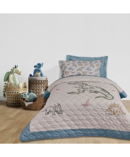 DAS KIDS ΚΟΥΒΕΡΛΙ ΜΟΝΟ 4930 BLUE, GREY 160Χ220