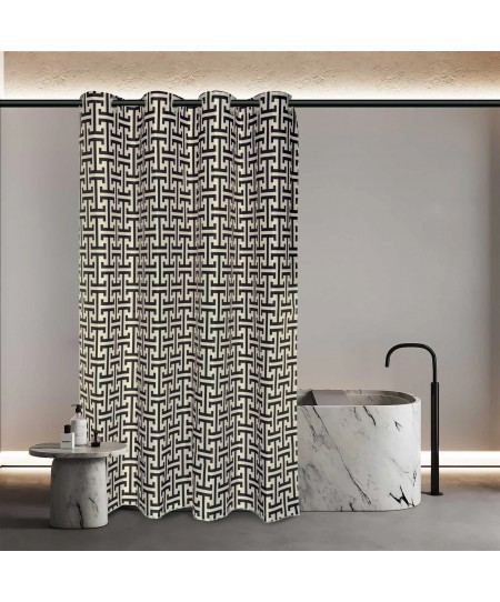 GREENWICH POLO CLUB ΚΟΥΡΤΙΝΑ ΜΠΑΝΙΟΥ 200Πx180Y ESSENTIAL 3123 BLACK