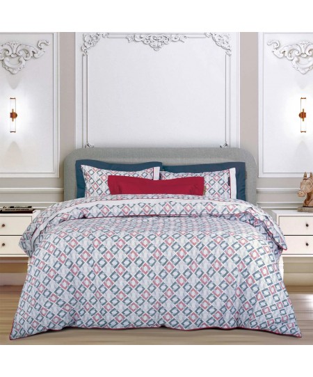 GREENWICH POLO CLUB ΣΕΤ ΣΕΝΤΟΝΙΑ ΥΠΕΡΔΙΠΛΑ ESSENTIAL 2269 BLUE, RED 240Χ260