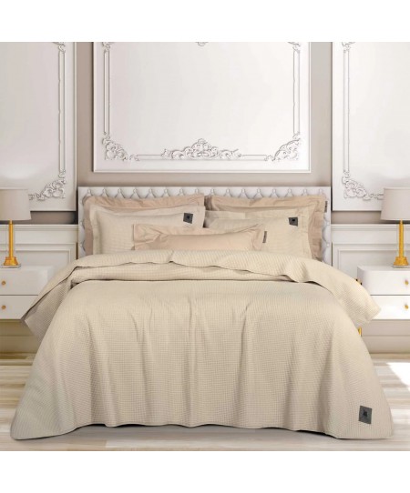 GREENWICH POLO CLUB ΚΟΥΒΕΡΛΙ SINGLE 3495 BEIGE 160Χ240