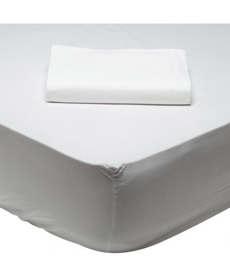 DAS HOME ΣΕΝΤΟΝΙ ΥΠΕΡΔΙΠΛΟ ΜΕ ΛΑΣΤΙΧΟ ARTIC WHITE 1001 ARTIC WHITE 160Χ200+35