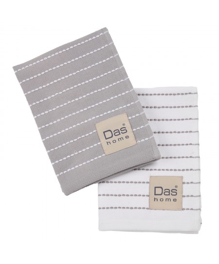 DAS HOME ΣΕΤ ΠΟΤΗΡΟΠΑΝΑ 2ΤΜΧ 30Χ50 0824 GREY, WHITE