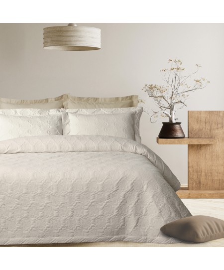 DAS HOME ΚΟΥΒΕΡΤΟΡΙΟ KING HAPPY 0288 WHITE 240Χ250