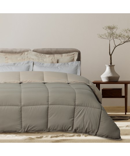 DAS HOME ΠΑΠΛΩΜΑ ΥΠΕΡΔΙΠΛΟ HAPPY 9692 TAUPE 220Χ240