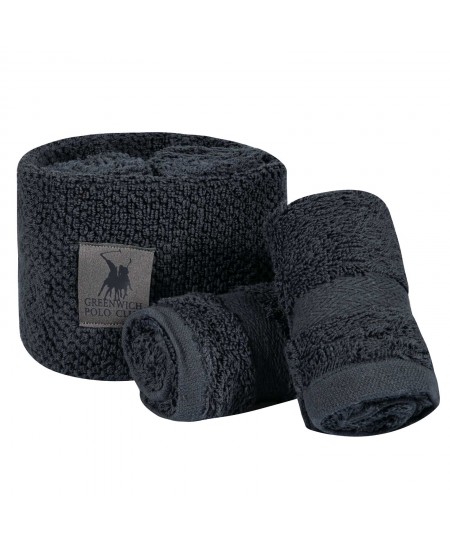 GREENWICH POLO CLUB ΣΕΤ ΠΕΤΣΕΤΕΣ 4 ΤΕΜΑΧΙΩΝ ESSENTIAL 4106 DARK GREY 30Χ30