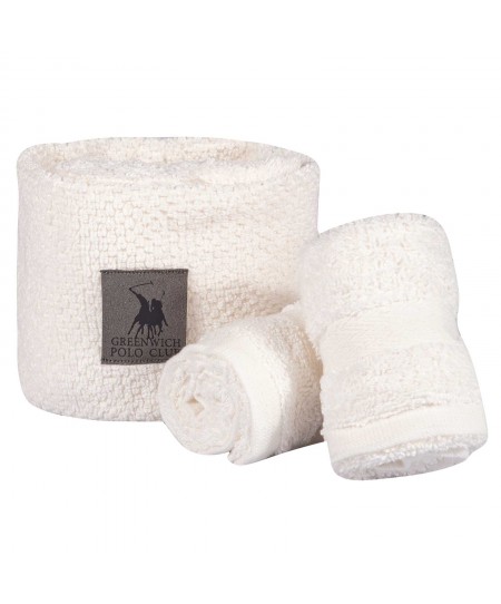 GREENWICH POLO CLUB ΣΕΤ ΠΕΤΣΕΤΕΣ 4 ΤΕΜΑΧΙΩΝ ESSENTIAL 4107 ECRU 30Χ30