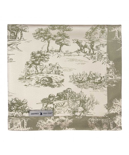 GREENWICH POLO CLUB ΤΡΑΠΕΖΟΜΑΝΤΗΛΟ 170Χ300 ESSENTIAL 3015 ECRU, OLIVE