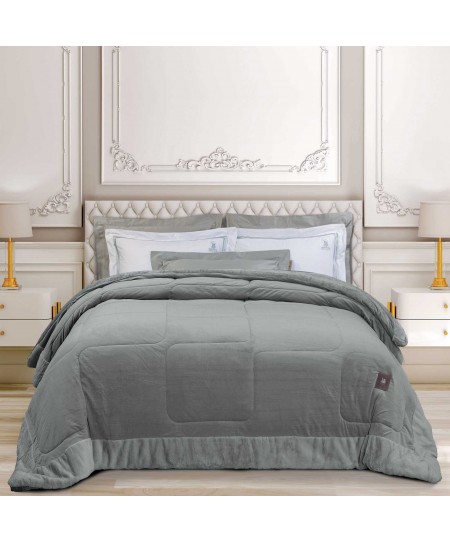 GREENWICH POLO CLUB ΚΟΥΒΕΡΤΟΠΑΠΛΩΜΑ VELVET KING PREMIUM 3967 GREY 240Χ250