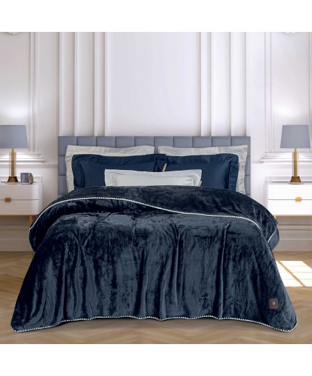 GREENWICH POLO CLUB ΚΟΥΒΕΡΤΑ FLEECE 220X240 ESSENTIAL 4442 ROYAL BLUE